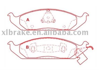 Dodge--GDB4016 Brake Pads