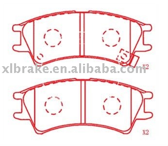 Hyundai 58101-02a00 Brake Pads