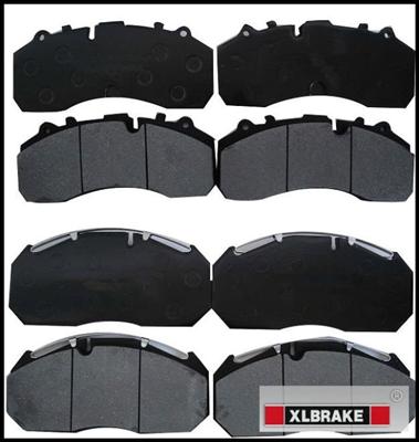Brake pads semi-metallic peugeot and citroen front axle