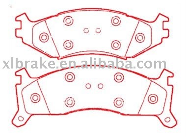 Chrysler--GDB1158 Brake Pads
