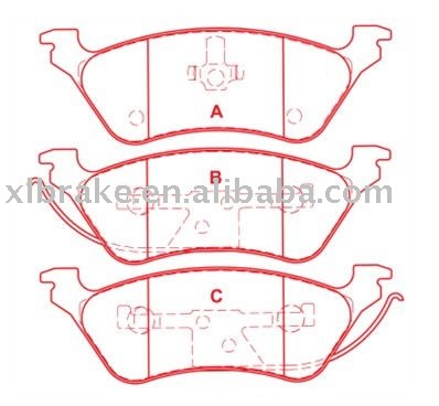 Chrysler--GDB4130 Brake Pads