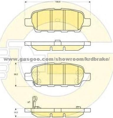 Auto Brake Pad For Nissan 4250.55