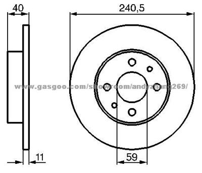 Audi Brake Disc 46403960