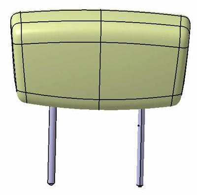 back headrest mould