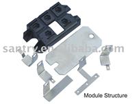 Power semiconductor module structure