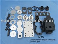 SCR Module structural parts