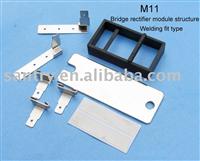 Electronic rectifier module structure