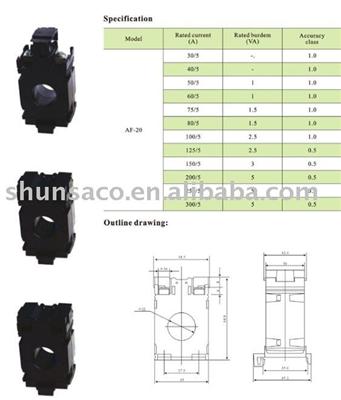 AF series current transformer 5a