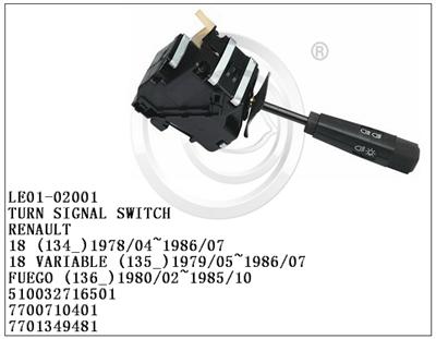 Turn Signal Switch for Renault 7700710401