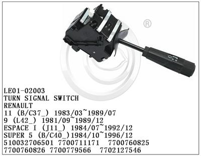 Turn Signal Switch for Renault 7700711171