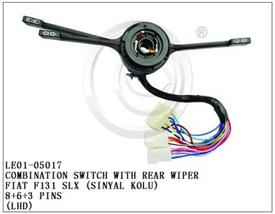 Combination Switch With Rear Wiper for Fiat LE01-05017