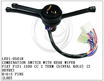 Combination Switch With Rear Wiper for Fiat LE01-05018