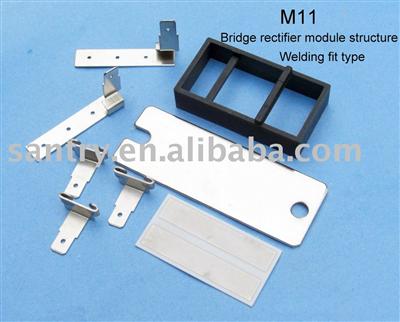 Electronic rectifier module structure
