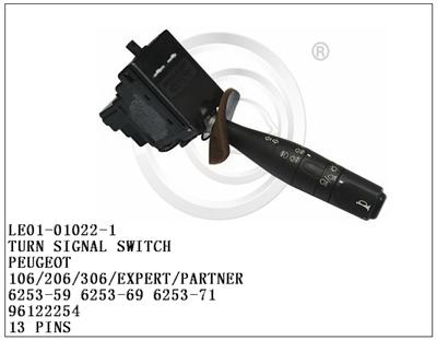 Turn Signal Switch for Peugeot 96122254