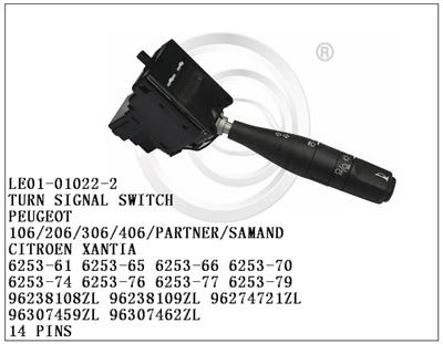 Turn Signal Switch for Peugeot 96238108ZL