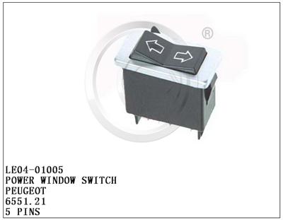 Power Window Switch for Peugeot 6551-21
