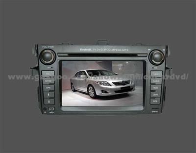 7 Inch Car Dvd Player With Gps For Toyota Corolla 2009