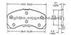 Brake Pad D150-7082A for Ford Lincoln Mercury