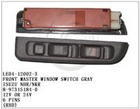 Front Waster Window Switch Gray LE04-12002-3 8-97315184-0