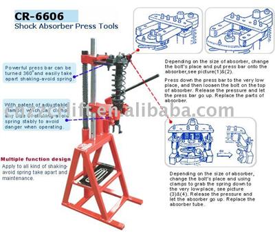 Shock Absorber spring compression machine