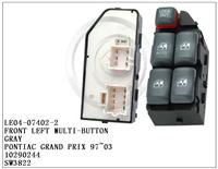 Front Left Multi-button Gray LE04-07402-2 10290244