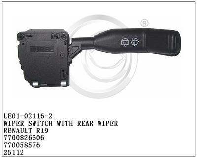 Wiper Switch With Rear Wiper LE01-02116-2 7700826606