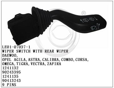 Wiper Switch With Rear Wiper LE01-07037-1 1241132