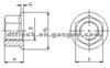 DTFLOCK Hex Flange Self-Locking Nut   DTF6177.1, DTF6177.2