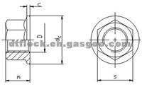 DTFLOCK Hex Flange Self-Locking Nut