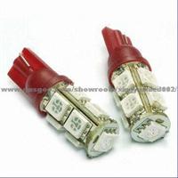 Led car of width indicator bulb with T10-9SMD-5050-3chips