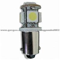 Led car of width indicator bulb truck light with BA9S 5SMD 5050