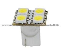 Led car of width indicator bulb or truck light with T10-4SMD-5050-3chips