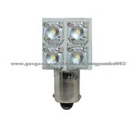 Led car of width indicator bulb or trunk light with BA9S 4LED Flux