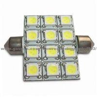 Led car reading light or dome bulb with S8.5-12SMD-5050-3chips