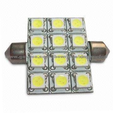Led auto bulb S8.5 12SMD 3528 LED ROOF LAMP