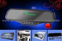 Bluetooth handsfree car kit rearview mirror + SD card and MP3 play