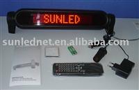 Taxi led display