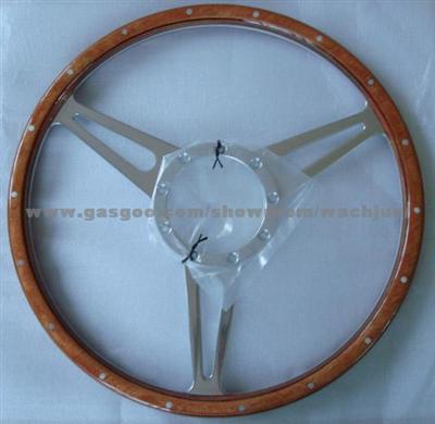 Vintage Wood Steering Wheel for VW 123052