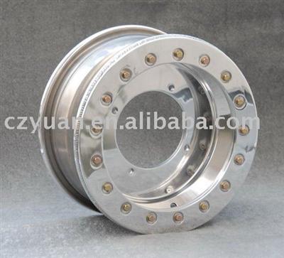 12" Beadlock Polished Spun Alloy ATV Rims