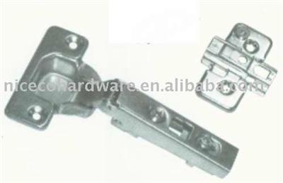 Adjustable clamp-on hinge