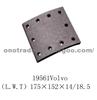 Brake Shoe 19561Volvo