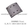 Brake Shoe 19580MAN Front