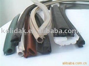 Plastic extrusion seal strip