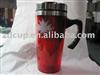 Outer shell plastic & inner stainless steel auto mug