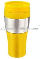 Stainless steel auto mug with plastic inner