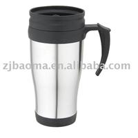 450ml Auto mug with stainless steel outer and plastic inner