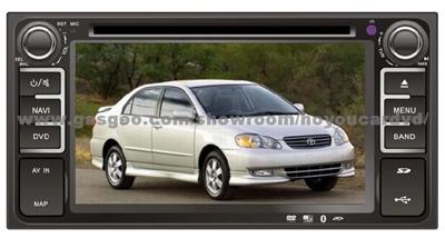 6.2 Inch Car DVD Player Special For 2010 Toyota COROLLA EX