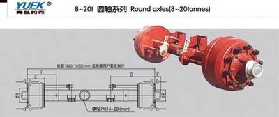 Provide trailer axle/axle/auto parts/auto accessary