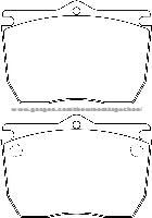 Brake Pad for Daewoo Iveco WVA 29016