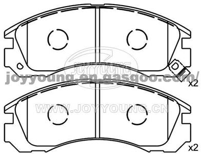 Mitsubishi Brake Pad MB 857 837